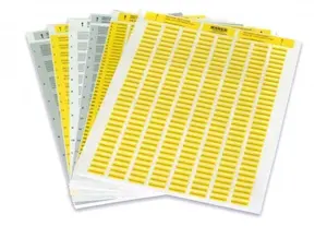 Partex PLL015006D4SM polyesterové etikety 15x6 mm, žluté A4, 10x484ks