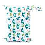 GaGa's pleny Nepromokavý pytel Zelený dinosaurus