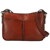 Dámska kožená crossbody kabelka hnedá - Katana Denali