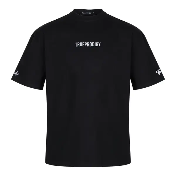 trueprodigy Tričko 'Kai'  čierna / biela
