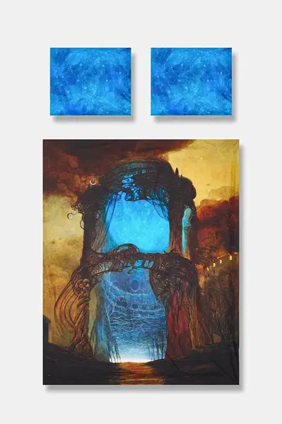 Sada bavlnených obliečok Medicine 50 x 60 cm / 160 x 200 cm