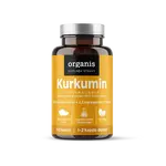 ORGANIS Kurkumin + piperin 60 kapslí