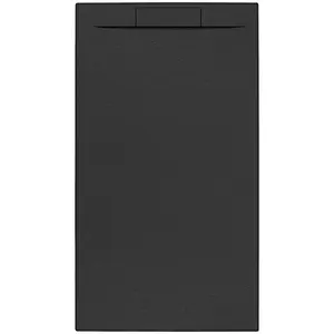 Sprchová vanička obdĺžniková SAT Fusion 120x80 cm liaty mramor Grafito SATFU12080G