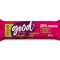 Dr. Max Protein Bar 20% Raspberry Vegan proteinová tyčinka 40 g