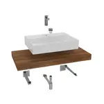 Grohe Dolce kúpeľňová zostava s doskou pod umývadlo 100x8x50 cm dub charleston KSETDO14