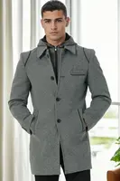 PLT9335 DEWBERRY MEN'S COAT-DARK GREY