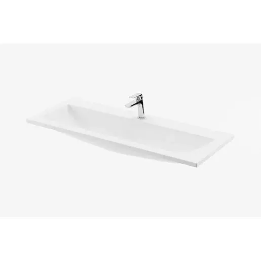 Ravak Clear umývadlo 80x38 cm otvor pre batériu, bez prepadu CLEARUM80