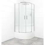Sprchový kút štvrťkruh 90x90 cm SAT TEX SIKOTEXS90CRS170