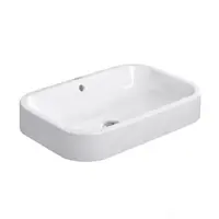 Duravit Happy D.2 umývadlo na dosku 60x40 cm bez otvoru pre batériu 2314600000