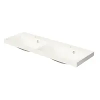 Nábytkové dvojumývadlo Naturel Cube Way 120x40 cm dva otvory pre batériu CU212050