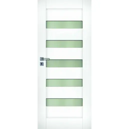 Interiérové dvere Naturel Accra pravé 80 cm biele ACCRACPLB80P