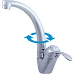 RAV SLEZÁK Labe umývadlová batéria s otočným ramienkom chróm l006.5/2 L006.52