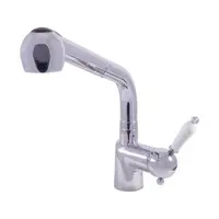 RAV SLEZÁK Labe drezová batéria s vyťahovacou spŕškou, 2 prúdy chróm L511.0