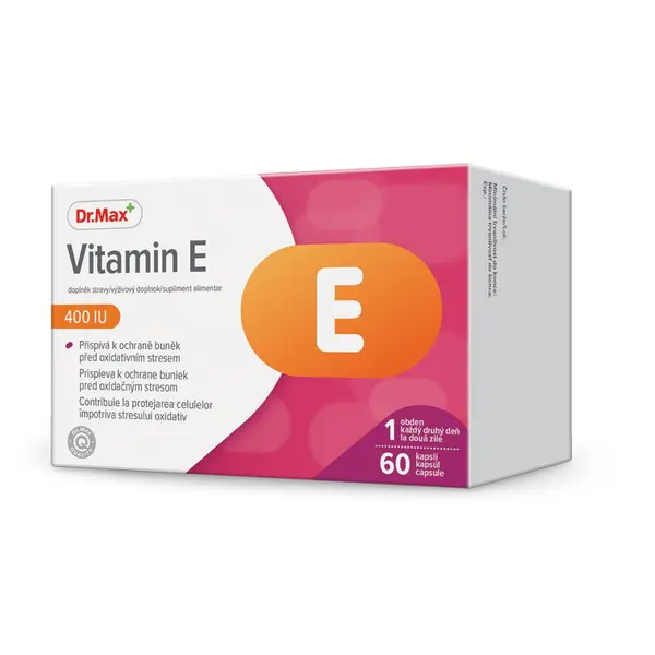 Dr. Max Vitamin E 400 I.U. 60 kapslí