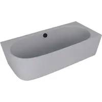 Polysan Sussi voľne stojaca vaňa 160x70 cm liaty mramor pravá šedá matná šedá matná 90191R.31