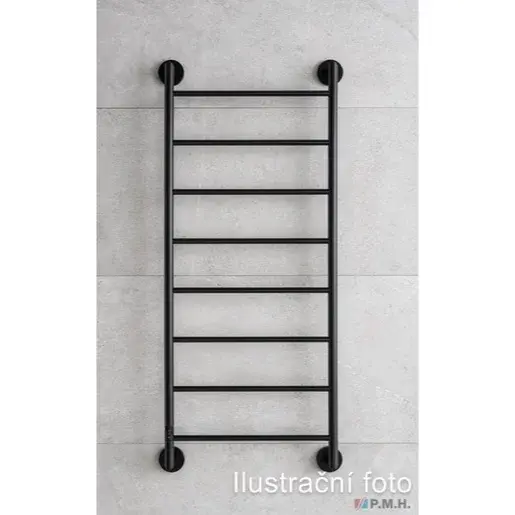 P.M.H. Niklas sušiak uterákov elektrický 146,2x65,7 cm čierná NI26571462BRK