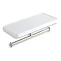 Novaservis Yacore držiak toaletného papiera biela/chróm 65581.1