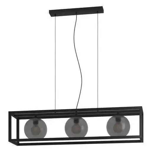 Závesné osvetlenie Eglo ARANGONA čierna 390215