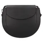 Dámská kožená crossbody kabelka Italia Locita - černá