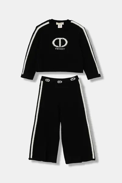 Dětská souprava Twinset černá barva, 252GB302A