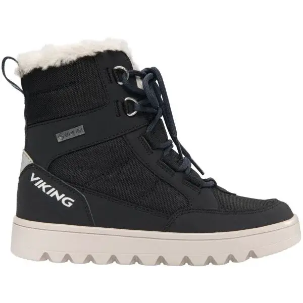 VIKING BY NORWAY FLEEK WARM GTX ZIP Juniorská zimná obuv, čierna, veľkosť