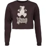 Vans LIL BEAR RELAX CROP LS TEE Dámsky crop top, hnedá, veľkosť