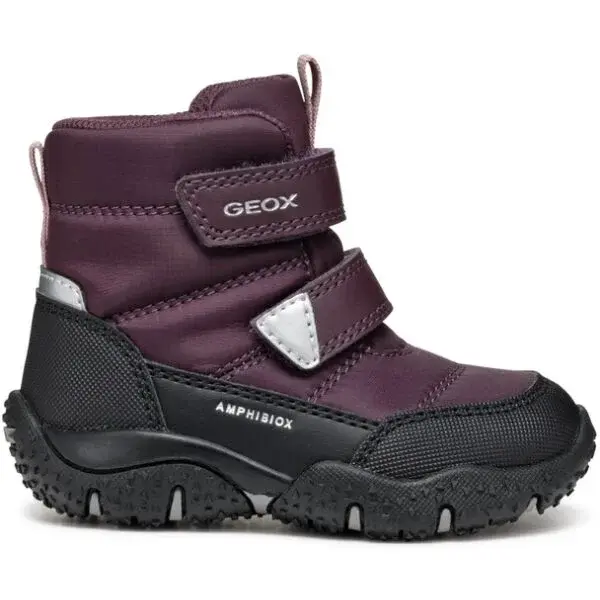 Geox B BALTIC G.B ABX B Dětské zimní boty, vínová, velikost