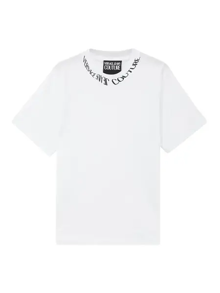 Versace Jeans Couture Tričko  čierna / biela