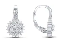 Brilio Silver Okouzlující stříbrné náušnice se zirkony EA54