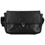 Dámska kožená crossbody kabelka čierna - Greenwood Lusine