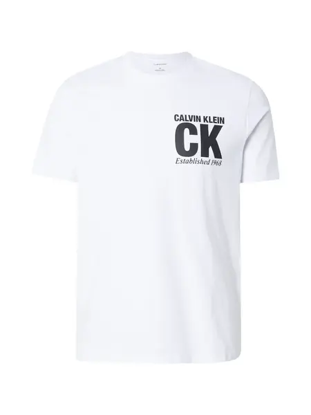 Calvin Klein Tričko  čierna / biela