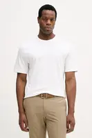 Bavlněné tričko Sisley pánské, béžová barva, 3YNVS104Q