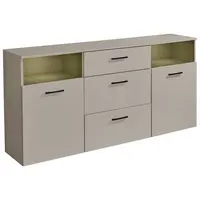 MID.YOU ŠIROKÁ KOMODA, kašmírová, 180/86/38 cm