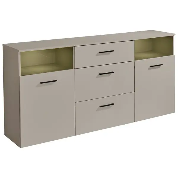 MID.YOU ŠIROKÁ KOMODA, kašmírová, 180/86/38 cm