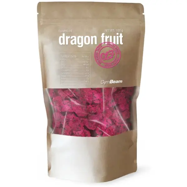 GymBeam LYOFILIZOVANÉ DRAČIE OVOCIE - 100 G Snack, , veľkosť