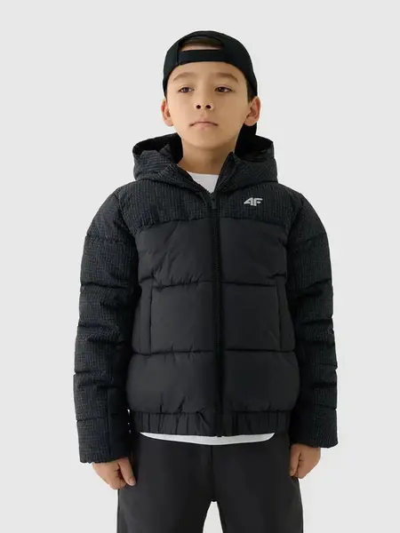 Boys' winter jacket 4F