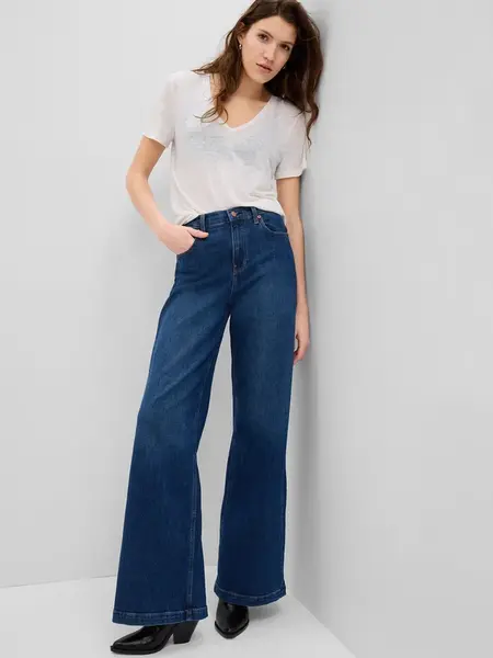 GAP Tričko s příměsí lnu - Dámské