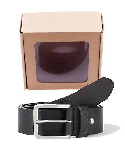 WRANGLER Opasok  W0F1U1100 STRUCTURED BELT Black Veľkosť: 110 cm