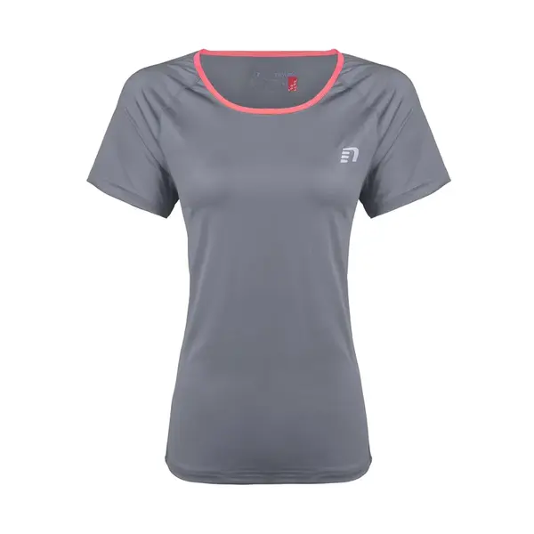 Dámské běžecké tričko Newline Imotion Tee - kratký rukáv šedá XS
