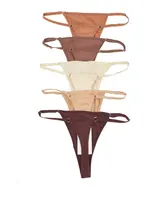 Trendyol Tangá  tmelová / hnedá / tmavočervená / šedobiela