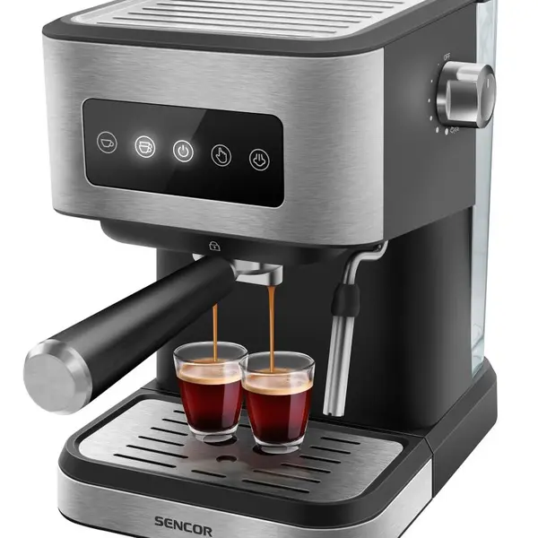 SENCOR SES 4020SS Espresso pákový kávovar černý/šedý