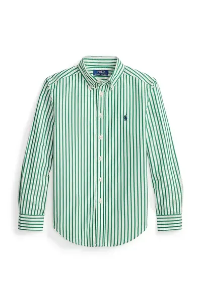 Dětská bavlněná košile Polo Ralph Lauren