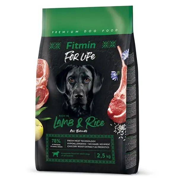 Fitmin Dog For Life Lamb & Rice 2,5 kg | Granule pro psy