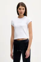 Tričko Juicy Couture dámské, bílá barva, JCWCT126301