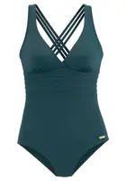 LASCANA Jednodielne plavky 'Pride'  petrolejová