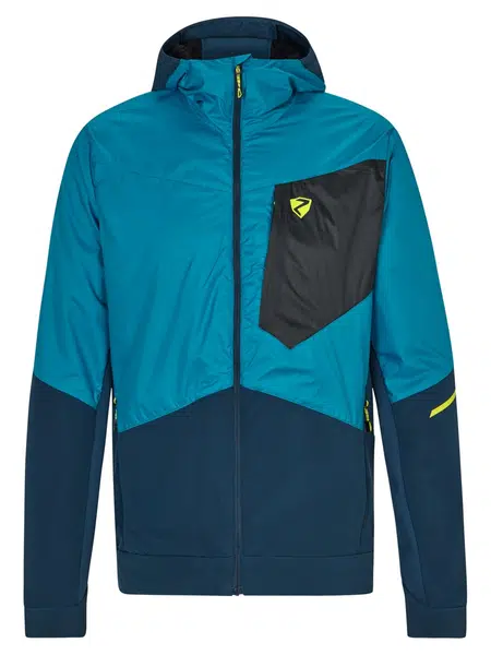 Ziener NIKOLO 54, teal crystal Pánská softshell bunda