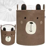 Sipo TOY BOX 63L Koš na hračky, hnědá, velikost