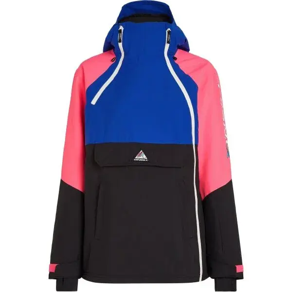 O'Neill FWC'PLAY ASYMMETRIC Dámska lyžiarska/snowboardová bunda, čierna, veľkosť