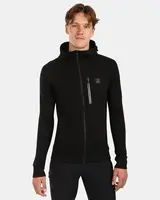 Stylová a pohodlná bavlněná mikina s kapucí kilpi balu-m černá m