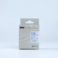 Epson LK-5TLN, ST18BW, 18mm x 9m, modrý tisk / průhledný podklad, kompatibilní páska